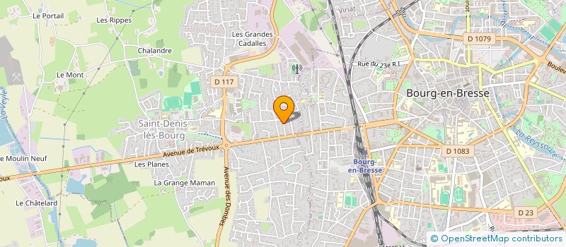 localisation de l'entreprise MONSIEUR BENOIT TEISSIER  SAINT-DENIS-LES-BOURG