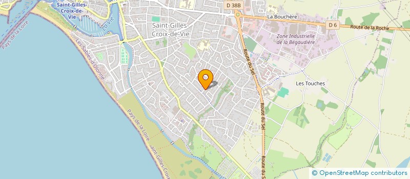 localisation de l'entreprise MONSIEUR BENOIT TERRAS  SAINT-GILLES-CROIX-DE-VIE