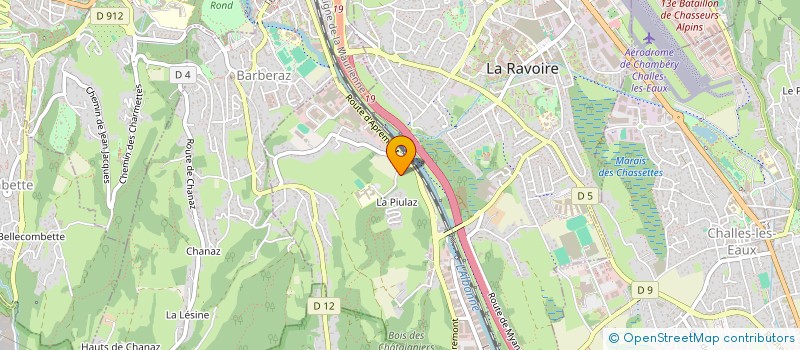 localisation de l'entreprise MONSIEUR BENOIT TESSIER  LA RAVOIRE