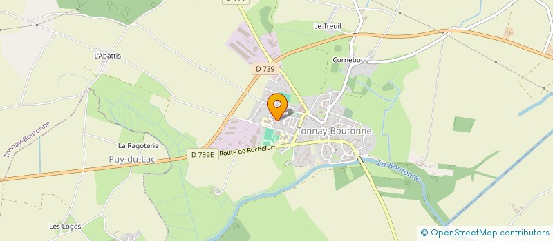 localisation de l'entreprise MONSIEUR BENOIT TESSONNEAU  TONNAY-BOUTONNE