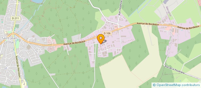 localisation de l'entreprise MONSIEUR BENOIT TEYCHINE  SAINT-JEAN-D'ILLAC