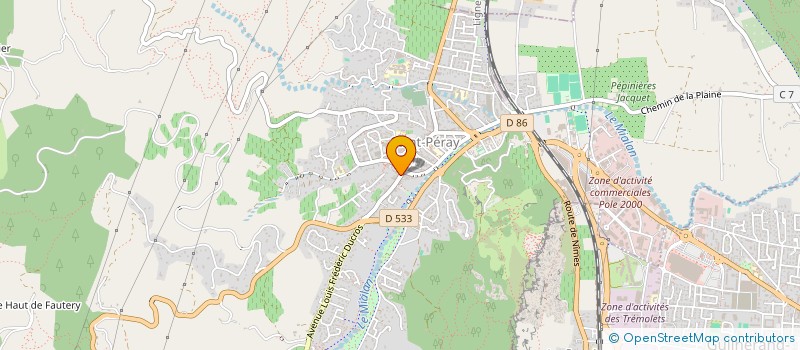 localisation de l'entreprise MONSIEUR BENOIT TEYSSEYRE  SAINT-PERAY