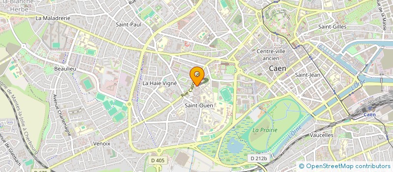 localisation de l'entreprise MONSIEUR BENOIT THIBAUD à CAEN