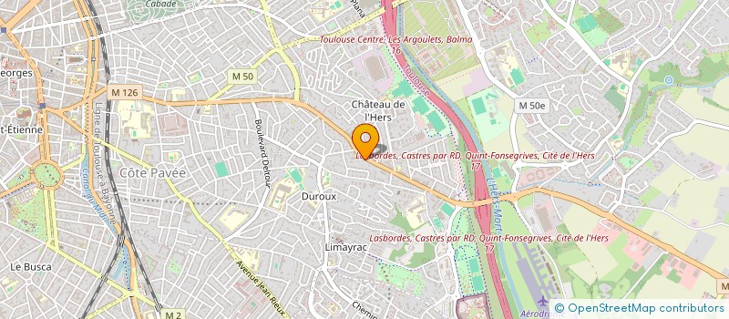 localisation de l'entreprise MONSIEUR BENOIT THIBAULT  TOULOUSE