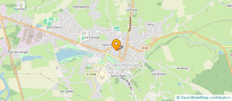 localisation de l'entreprise MONSIEUR BENOIT THOMAS à BOURBON-LANCY