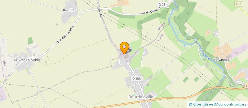 localisation de l'entreprise MONSIEUR BENOIT THOUIN  BIVILLE-LA-BAIGNARDE