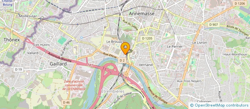 localisation de l'entreprise MONSIEUR BENOIT THUMERELLE à ANNEMASSE