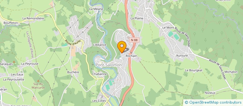 localisation de l'entreprise MONSIEUR BENOIT TIBI  PONT-SALOMON