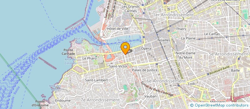localisation de l'entreprise MONSIEUR BENOIT TOMASI  MARSEILLE