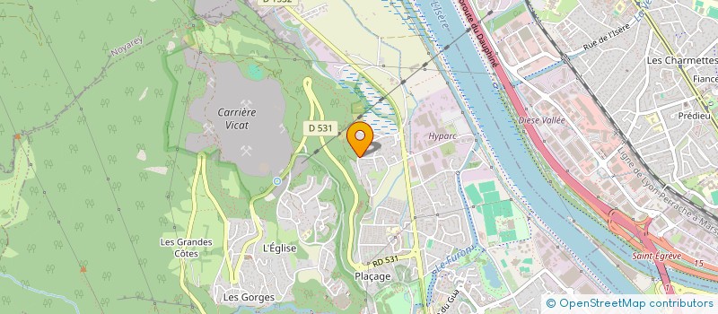 localisation de l'entreprise MONSIEUR BENOIT TONIN  GRENOBLE