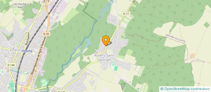 localisation de l'entreprise MONSIEUR BENOIT TORES  AUVERS-SAINT-GEORGES