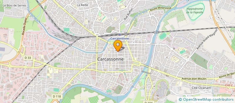 localisation de l'entreprise MONSIEUR BENOIT TOULZA  CARCASSONNE