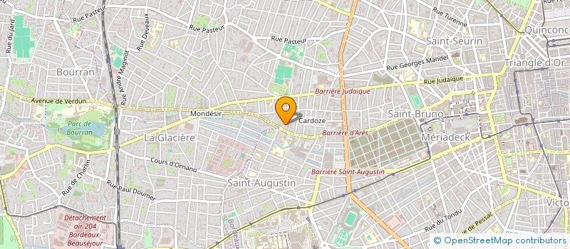 localisation de l'entreprise MONSIEUR BENOIT TOURNEMINE à BORDEAUX