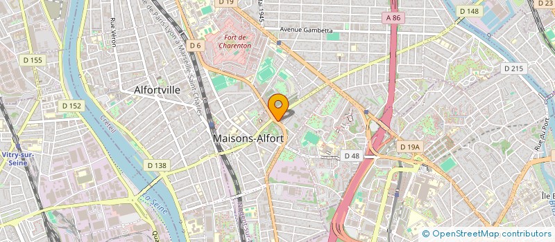 localisation de l'entreprise MONSIEUR BENOIT TOURRET  MAISONS-ALFORT