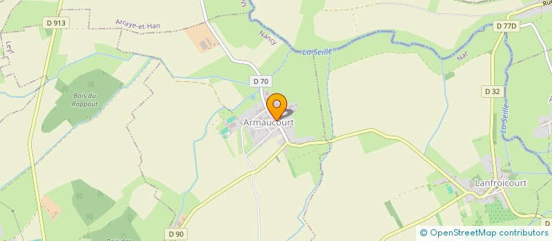 localisation de l'entreprise MONSIEUR BENOIT TOUSSAINT  ARMAUCOURT