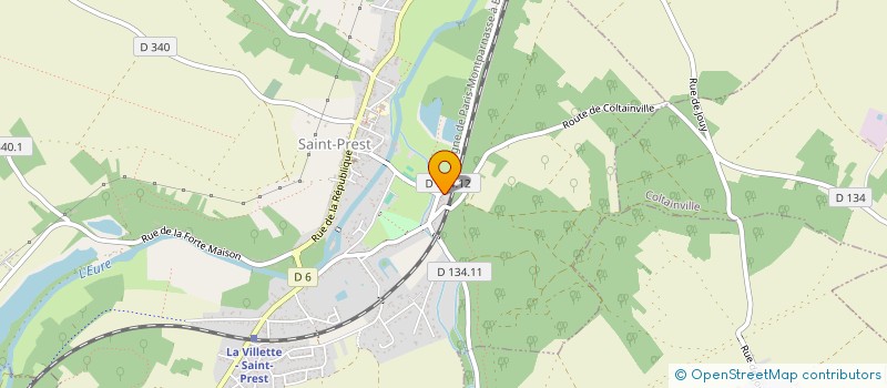 localisation de l'entreprise MONSIEUR BENOIT TOUTAY à SAINT-PREST