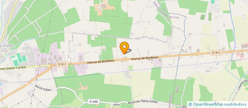 localisation de l'entreprise MONSIEUR BENOIT TOVO  ALLEZ-ET-CAZENEUVE