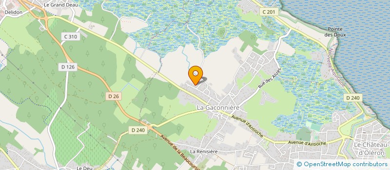 localisation de l'entreprise MONSIEUR BENOIT TREBUCQ à LE CHATEAU-D'OLERON