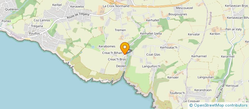 localisation de l'entreprise MONSIEUR BENOIT TREGUIER  LOCMARIA-PLOUZANE