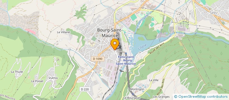 localisation de l'entreprise MONSIEUR BENOIT TREMION à BOURG-SAINT-MAURICE