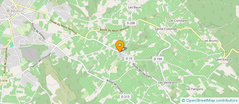 localisation de l'entreprise MONSIEUR BENOIT TRIBOULET  BEDOIN