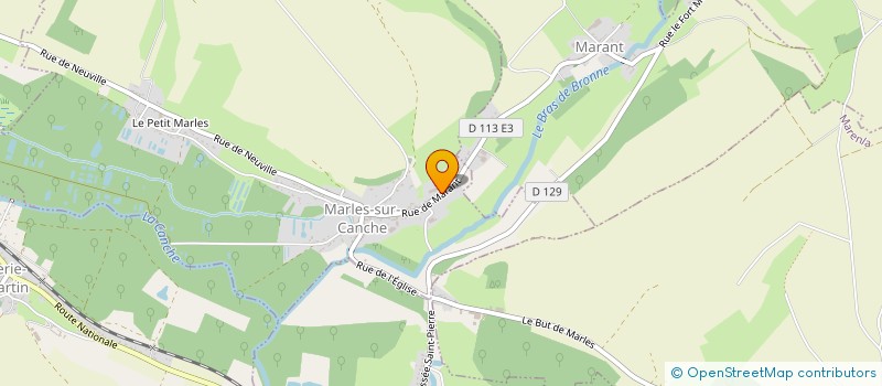 localisation de l'entreprise MONSIEUR BENOIT TRUPIN  MARLES-SUR-CANCHE