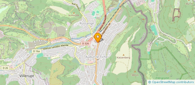 localisation de l'entreprise MONSIEUR BENOIT TURQUET à AUDUN-LE-TICHE