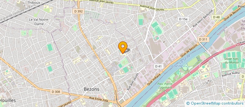 localisation de l'entreprise MONSIEUR BENOIT USUBELLI  BEZONS