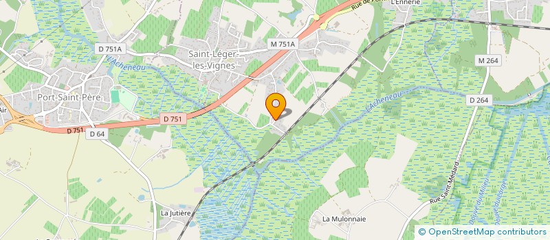localisation de l'entreprise MONSIEUR BENOIT VALIER  SAINT-LEGER-LES-VIGNES