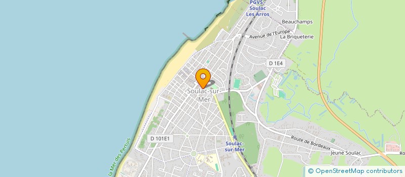 localisation de l'entreprise MONSIEUR BENOIT VALLAT  SOULAC-SUR-MER