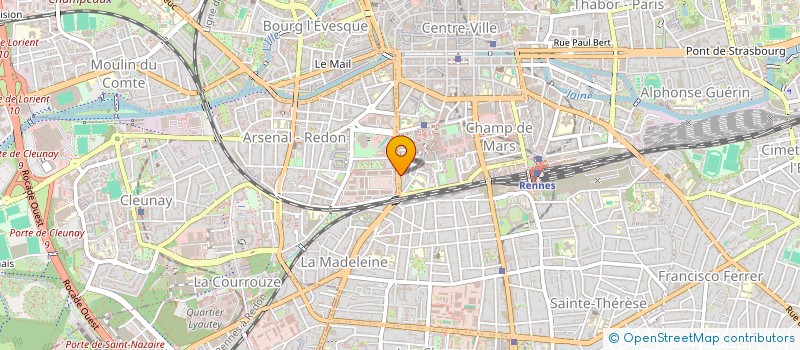 localisation de l'entreprise MONSIEUR BENOIT VALLAURI  RENNES