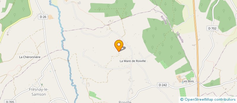 localisation de l'entreprise MONSIEUR BENOIT VALLETTE à ROIVILLE