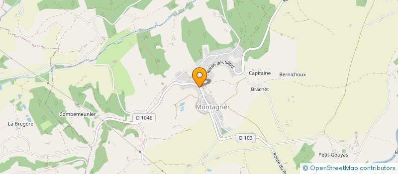 localisation de l'entreprise MONSIEUR BENOIT VALLIER à MONTAGRIER