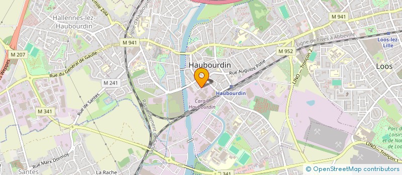 localisation de l'entreprise MONSIEUR BENOIT VALMONT  HAUBOURDIN