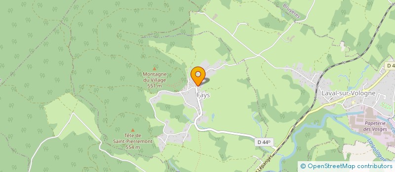 localisation de l'entreprise MONSIEUR BENOIT VALSECCHI  FAYS