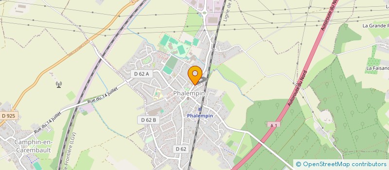 localisation de l'entreprise MONSIEUR BENOIT VAN DE KERKHOVE  PHALEMPIN