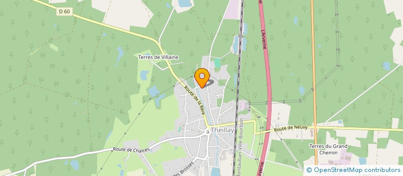 localisation de l'entreprise MONSIEUR BENOIT VAN-LEERBERGEN  THEILLAY