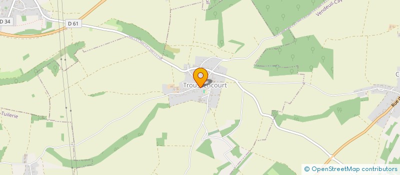 localisation de l'entreprise MONSIEUR BENOIT VANDENABEELE à TROUSSENCOURT