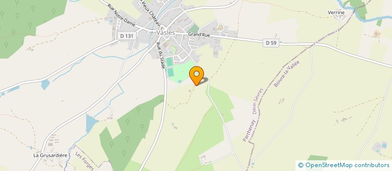 localisation de l'entreprise MONSIEUR BENOIT VANDERMEERSCH  VASLES