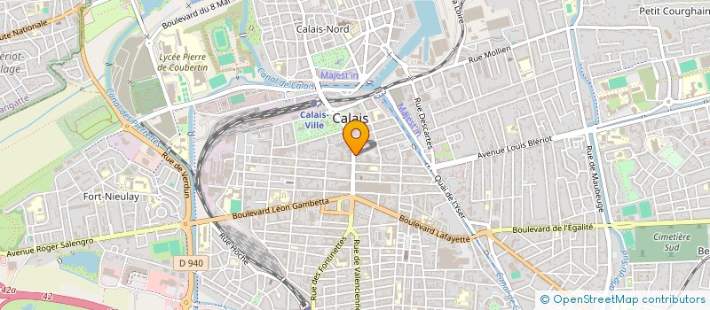 localisation de l'entreprise MONSIEUR BENOIT VANLEMBROUCK à CALAIS