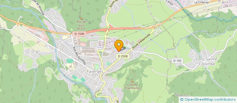 localisation de l'entreprise MONSIEUR BENOIT VAPPEREAU  FAVERGES-SEYTHENEX