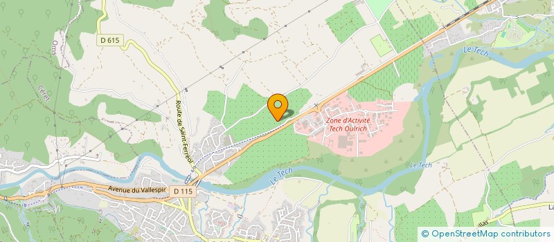 localisation de l'entreprise MONSIEUR BENOIT VARGAS  CERET