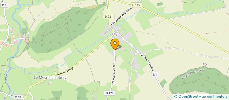 localisation de l'entreprise MONSIEUR BENOIT VATELIER  LA CHAPELLE-SAINT-OUEN