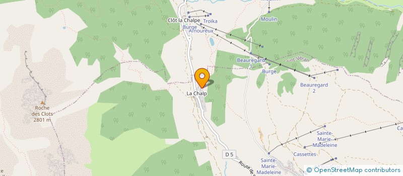 localisation de l'entreprise MONSIEUR BENOIT VAXELAIRE  ARVIEUX