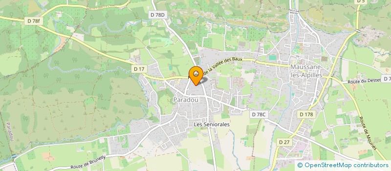 localisation de l'entreprise MONSIEUR BENOIT VENNIN  PARADOU