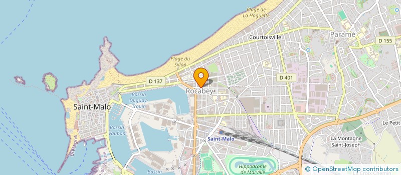 localisation de l'entreprise MONSIEUR BENOIT VERCOUTERE  SAINT-MALO