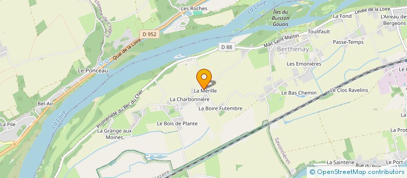 localisation de l'entreprise MONSIEUR BENOIT VERDON à BERTHENAY