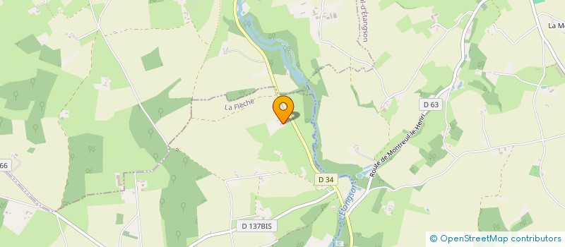 localisation de l'entreprise MONSIEUR BENOIT VERITE  VILLAINES SOUS LUCE