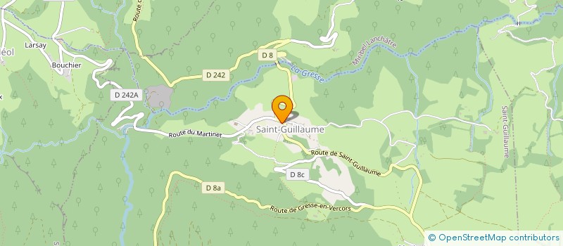 localisation de l'entreprise MONSIEUR BENOIT VERITE  SAINT-GUILLAUME