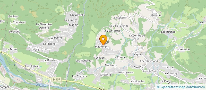 localisation de l'entreprise MONSIEUR BENOIT VERRIER à SAMOENS